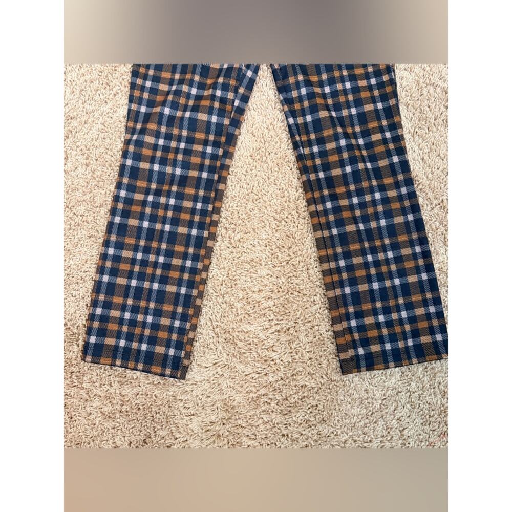 Sanctuary Plaid Pull On Waistband Women’s Career Pants Size XS Stretchy Unique - Picture 5 of 10
